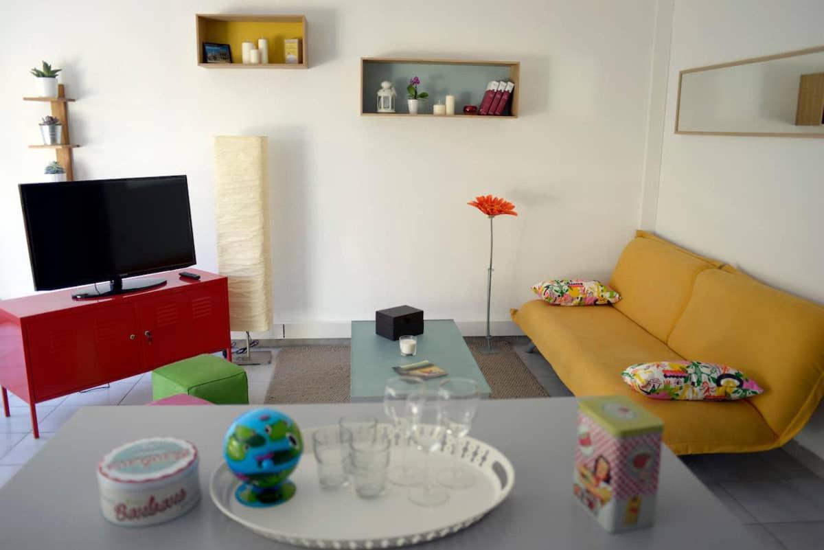 Apartment F3 Climatise-terrasse 30 M2- Parking-antigone